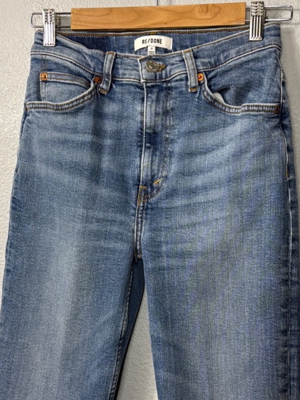 Re/Done Women's 70s Straight Denim